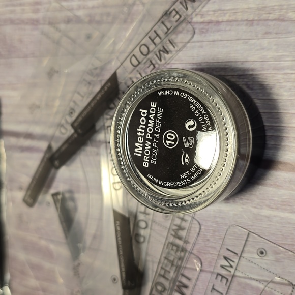 iMethod New unused beauty eyebrow stencil kit color 10- 4g ** - Picture 4 of 4